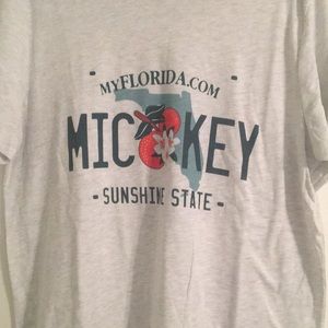 Mickey Florida License Plate T-shirt